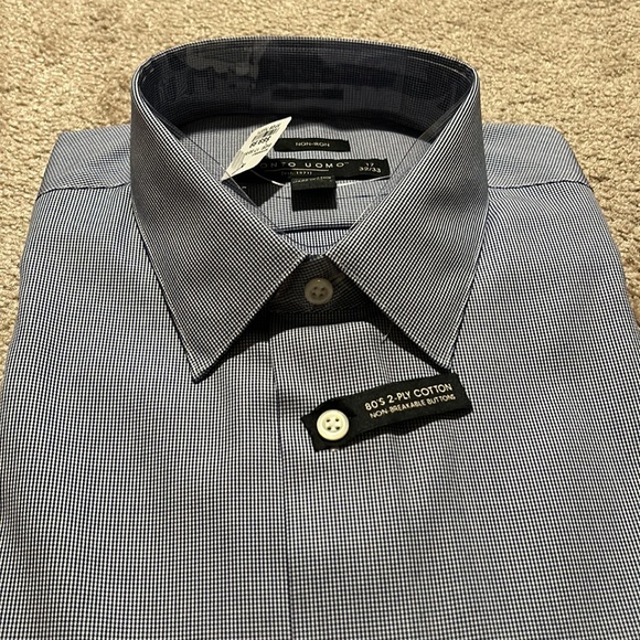 Pronto Uomo Men’s Dress Shirt 17 32/33 - Picture 5 of 5